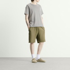 Les Tien Men's Pique Cotton Rider Short in Military Ice