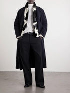 Golden Bear - The Stockton Leather-Trimmed Calf Hair Jacket - Black