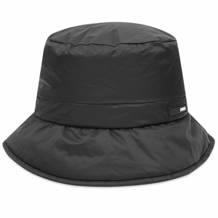 Photo: Rains Men's Padded Nylon Bucket Hat in Black