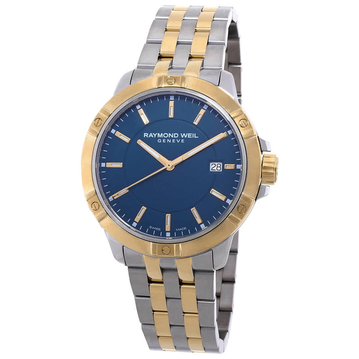Photo: Raymond Weil Tango Quartz Blue Dial Mens Watch 8160-STP-50041