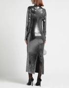 Maje Womens Maxi dress in Silver