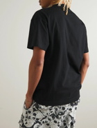 Palm Angels - Logo-Print Cotton-Jersey T-Shirt - Black