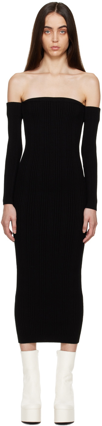 black tube dress midi Lycra Tube Dress/Skirt main image 0