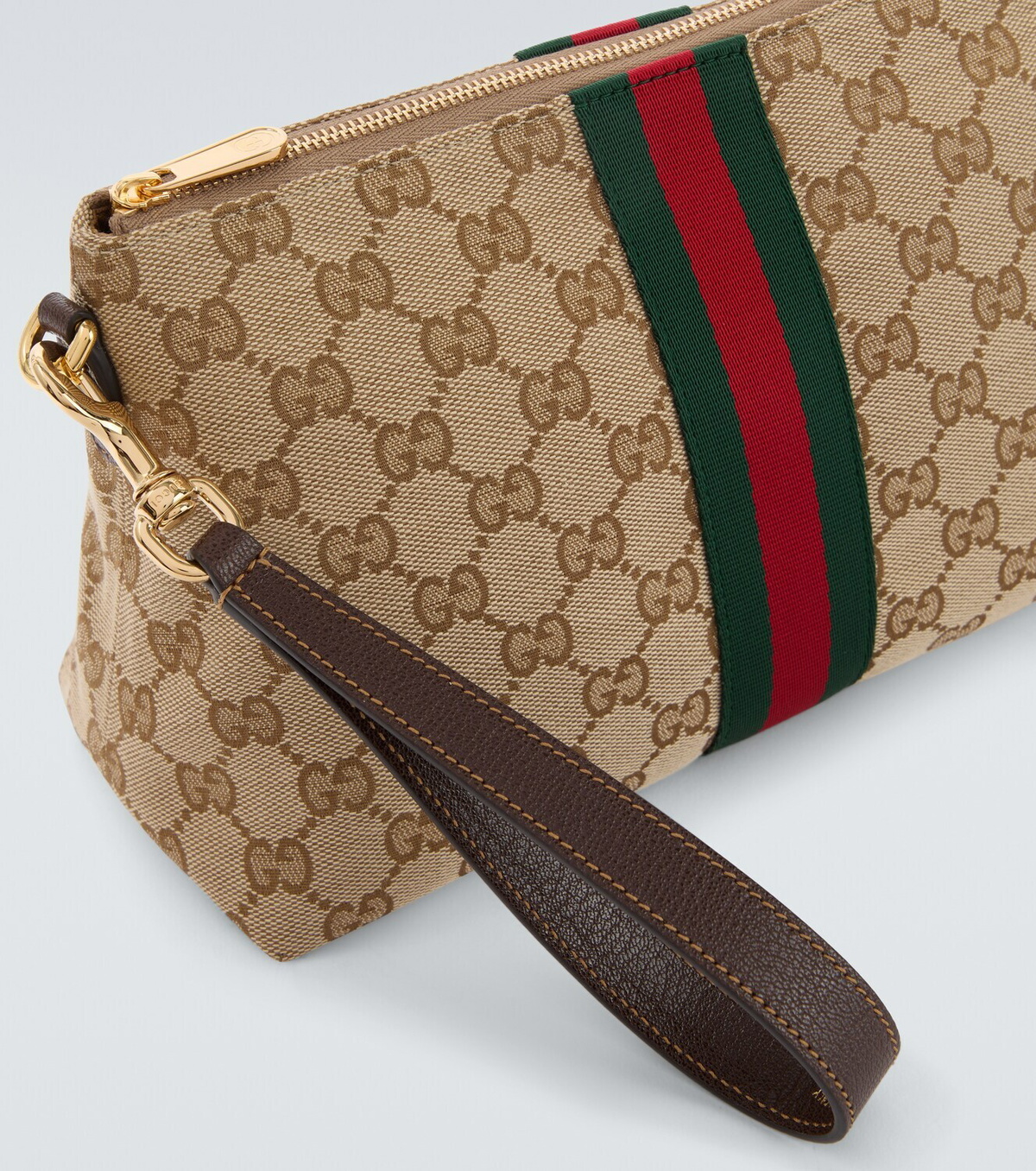 Gucci GG Canvas Small pouch with strap Gucci