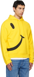 Moschino Yellow Smiley Organic Cotton Hoodie