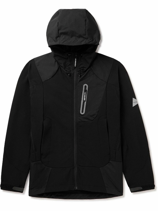 Photo: And Wander - Stretch-Shell Hooded Jacket - Black