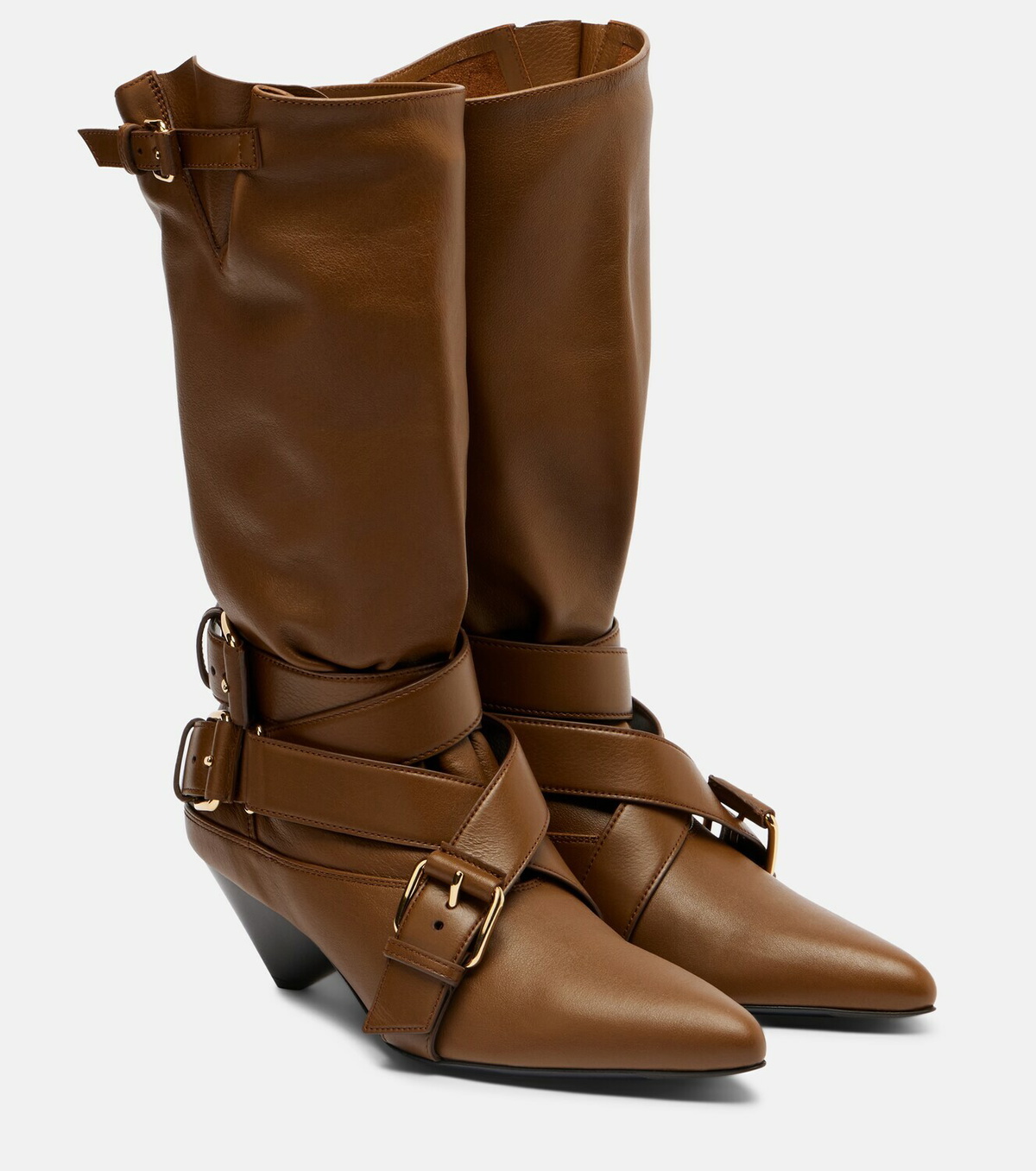 Zimmermann Orla 50 leather knee-high boots