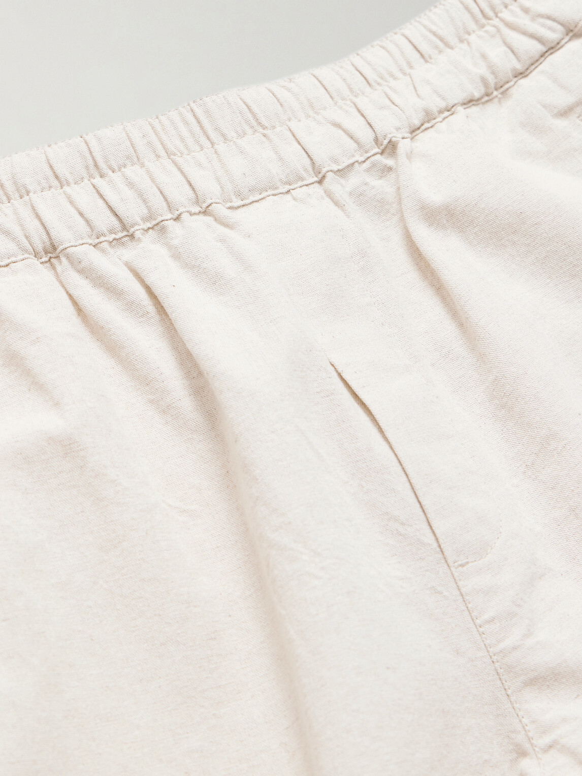 Folk - Cotton and Linen-Blend Suit Trousers - Neutrals