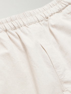 Folk - Cotton and Linen-Blend Suit Trousers - Neutrals