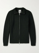 S.N.S. Herning - Virgin Wool Zip-Up Cardigan - Green