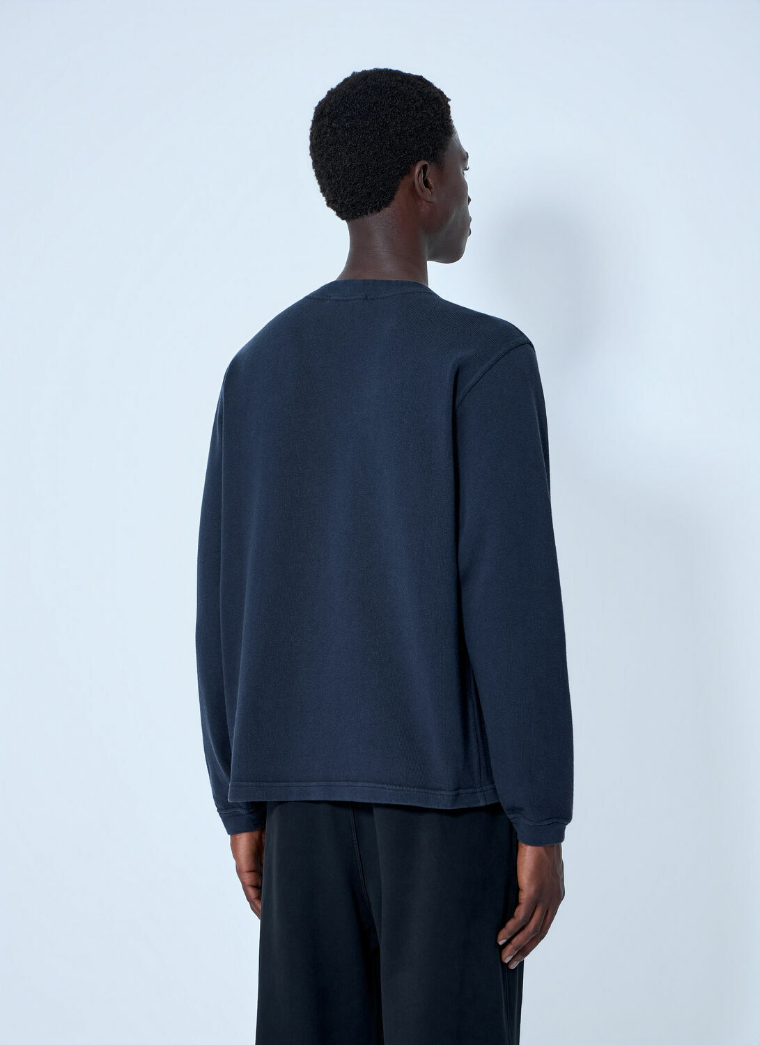 Stone Island Crewneck Sweatshirt with Sleeve Logo Patch