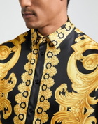 Versace Mens Shirt in Yellow