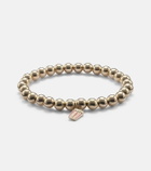 Sydney Evan 14kt gold charm bracelet with diamonds