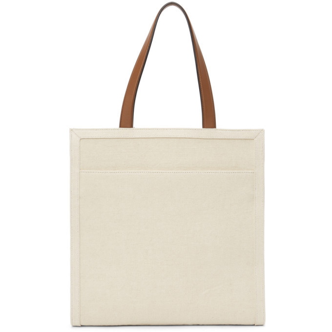 ZEGNA Cabas Leather-Trimmed Cotton-Canvas Tote Bag for Men