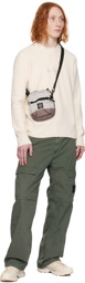 Stone Island Off-White Embroidered Sweater