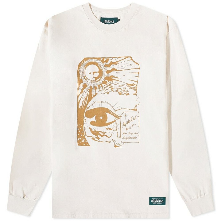Photo: Afield Out Men's Long Sleeve Manifest T-Shirt in Bone