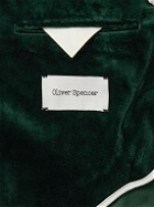 Oliver Spencer - Mansfield Slim-Fit Cotton-Velvet Suit Jacket - Green