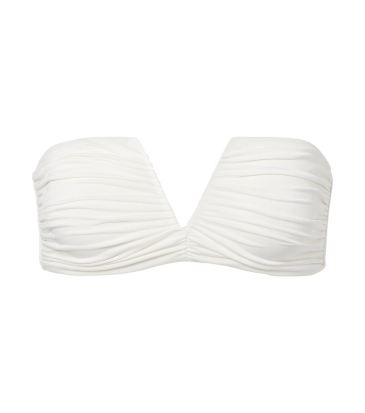 Photo: Jade Swim Clara ruched bandeau bikini top