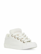 DOLCE & GABBANA - Portofino Leather Skater Sneakers