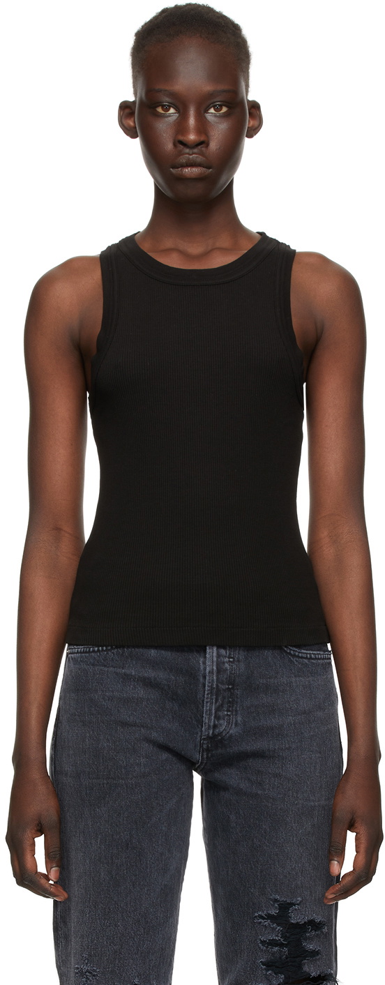 Isabel Rib Tank in Black – Citizens of Humanity