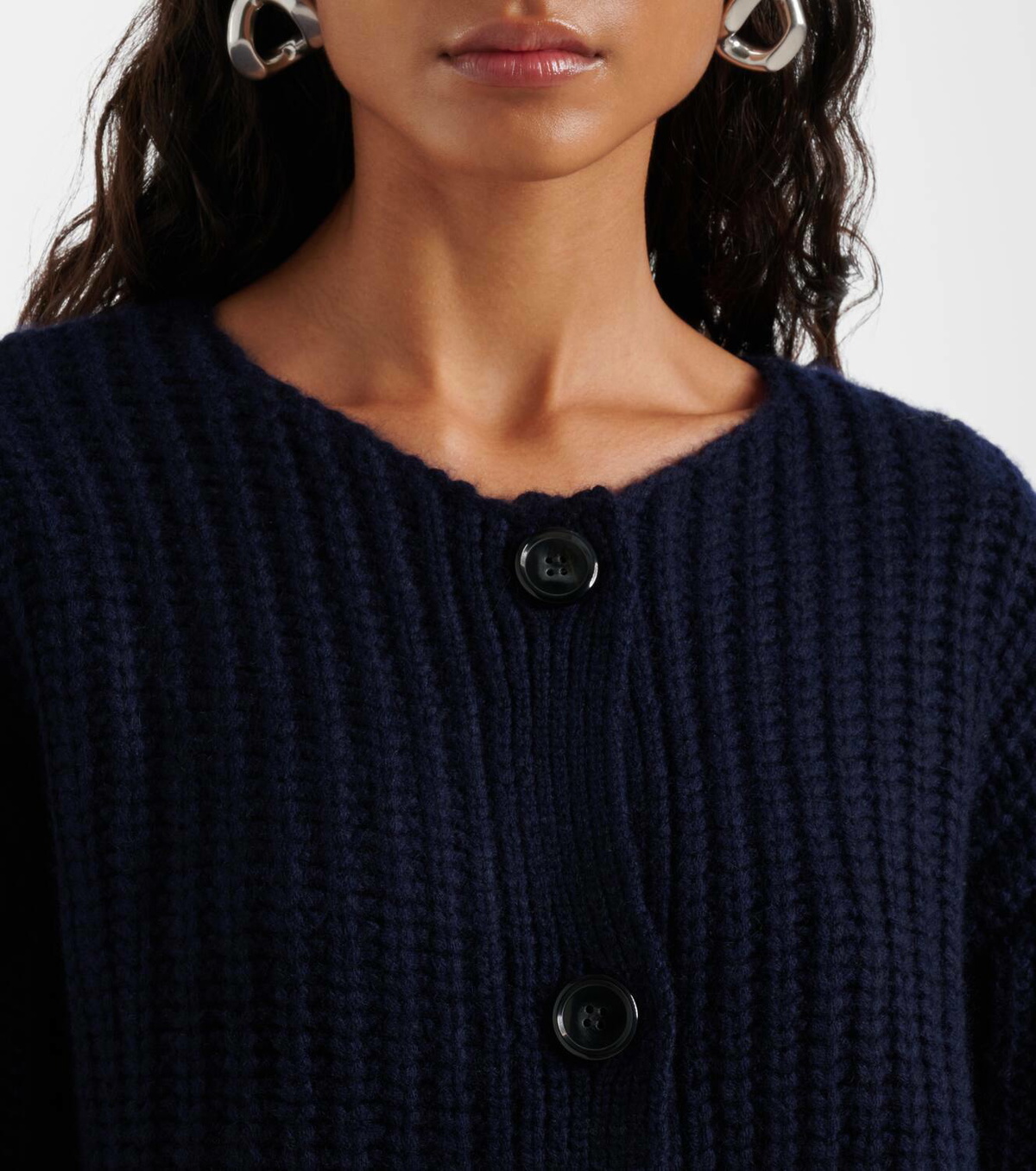 PAPER KNIT MULTIボタンCHIBIベスト ダークネイビー_FREE PAPER KNIT MULTIボタンCHIBIベスト ダークネイビー_FREE PAPER KNIT