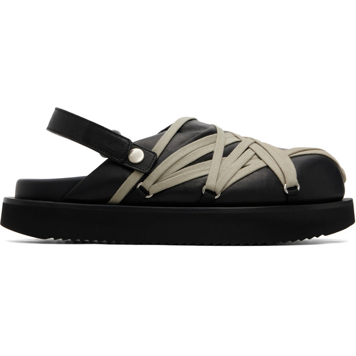 Photo: Rick Owens Black Tower Padded Megalace Platform Loafers