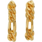 Bottega Veneta Gold Chain Link Earrings