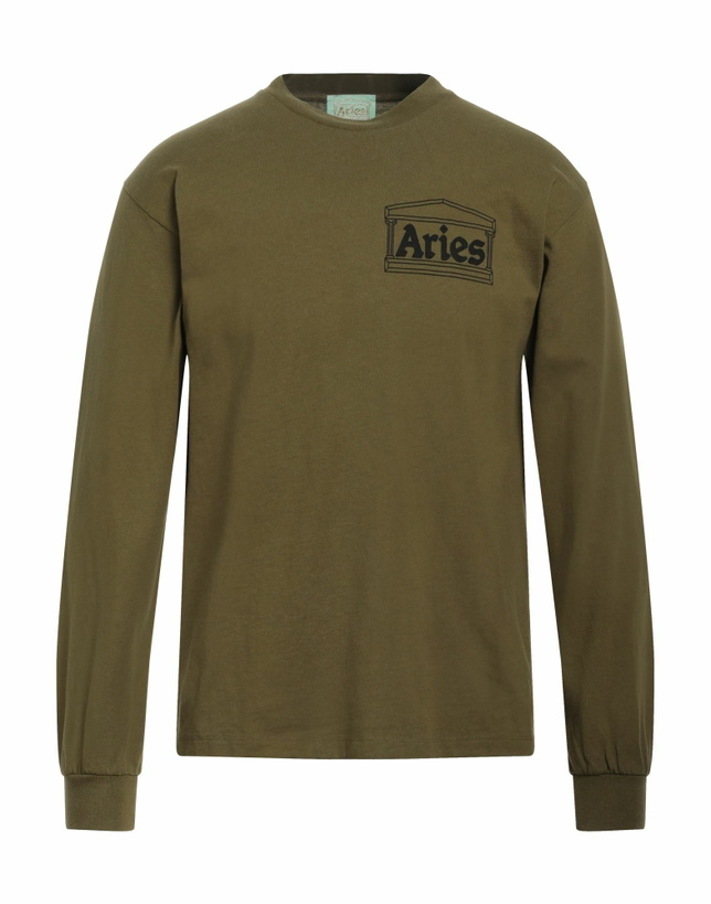 Photo: Aries Mens T-shirt Military in Green