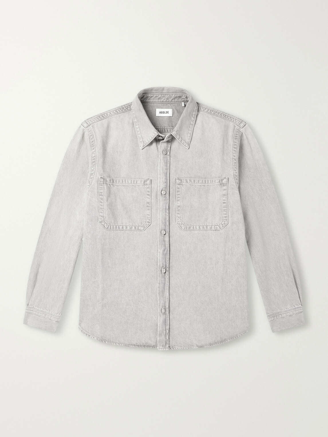 AGOLDE - Craven Denim Shirt - Gray