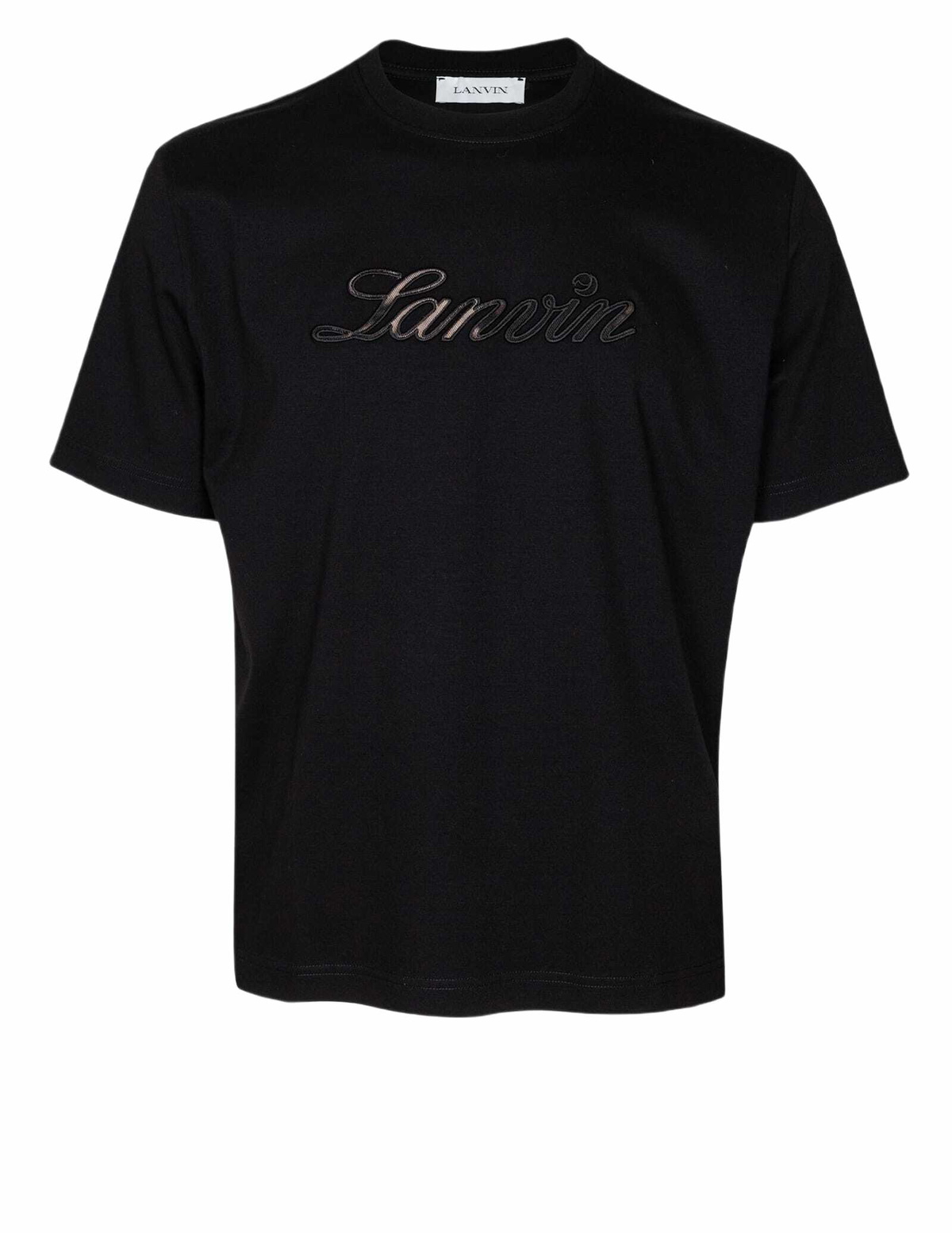 Lanvin Black Oversized Curb T-Shirt Lanvin