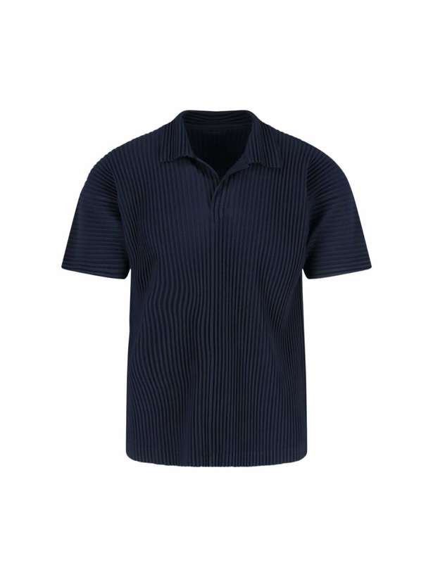 Photo: Homme Plissé Issey Miyake Pleated Polo Shirt