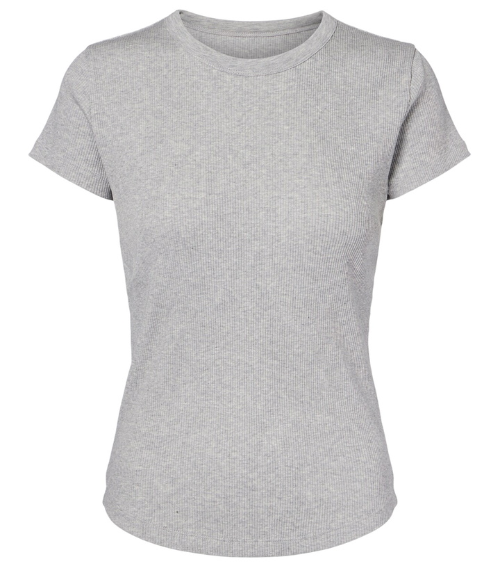 Photo: Isabel Marant Taomi ribbed-knit cotton jersey T-shirt
