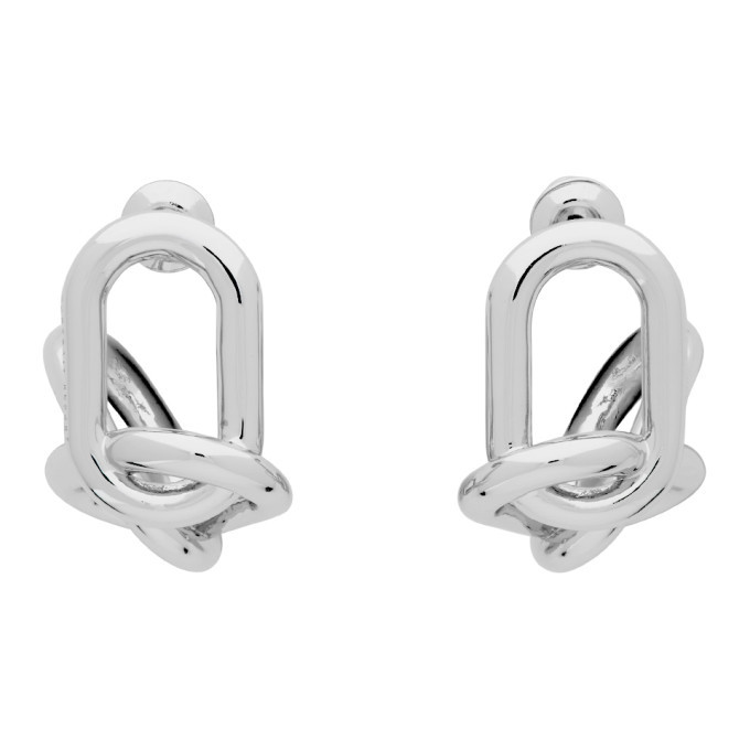 Photo: Portrait Report Silver Tom Of Fuxx Earrings