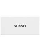 Sunnei Women's Sunglasses With Rubber Logo Band in Black