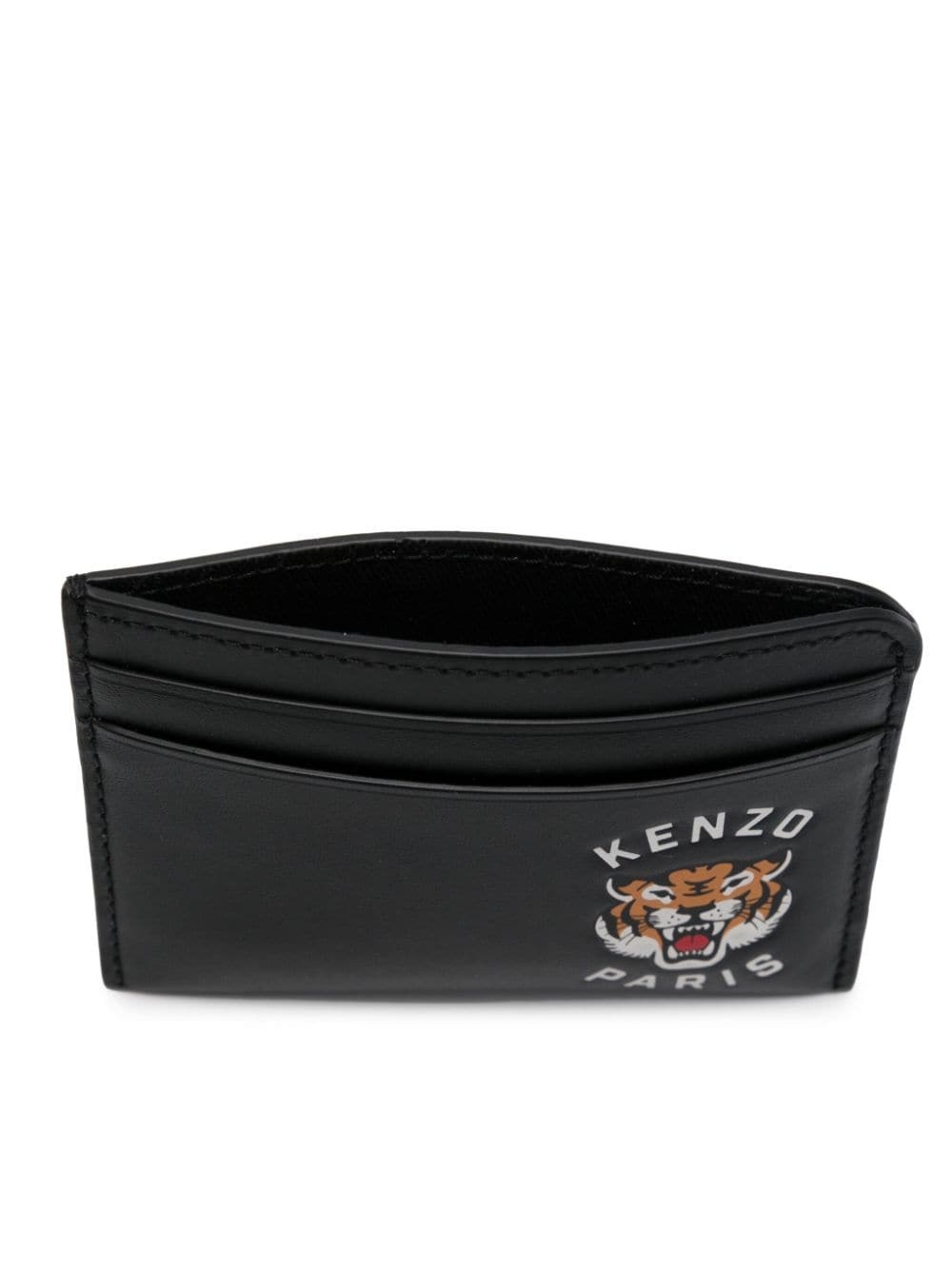KENZO - Kenzo Varsity Leather Card Case Kenzo