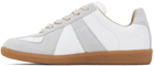 Maison Margiela White & Gray Replica Sneakers