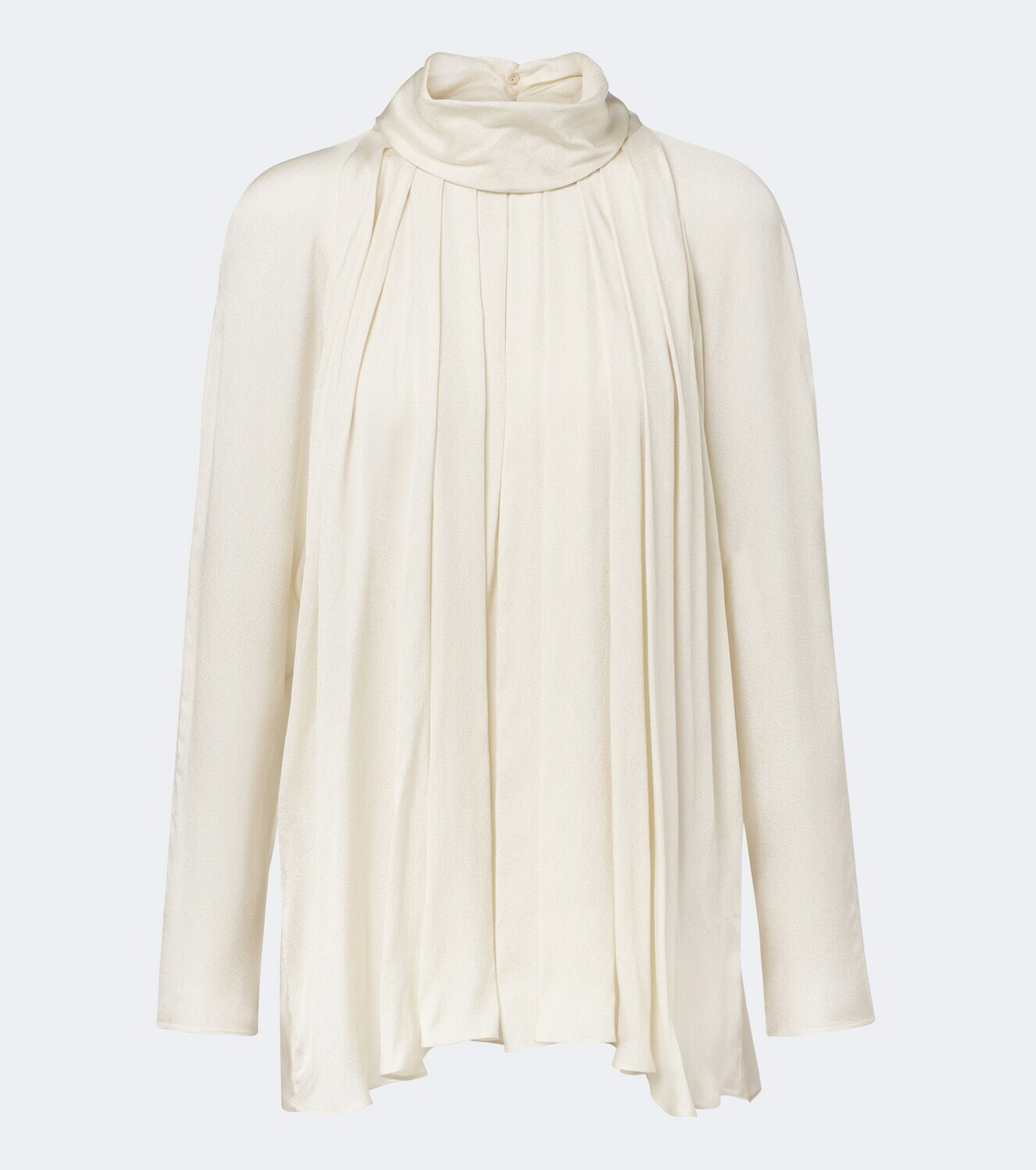 Agnona Draped satin blouse