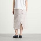 Gramicci Women's Nylon Utility Skirt in Ecru