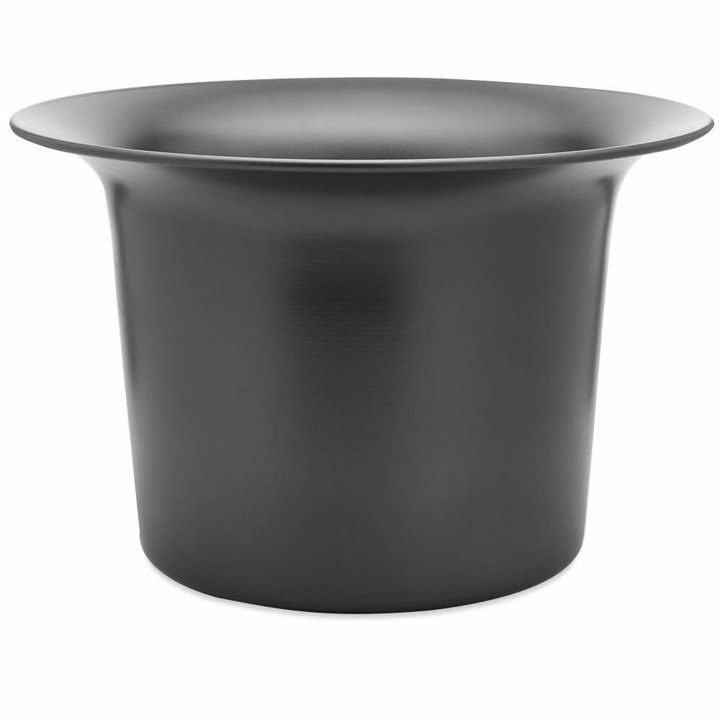 Photo: Ferm Living Spun Alu Basket - Low in Black