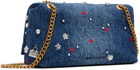 Marc Jacobs Blue 'The Trinket Charm Denim Dual Chain Mini' Bag