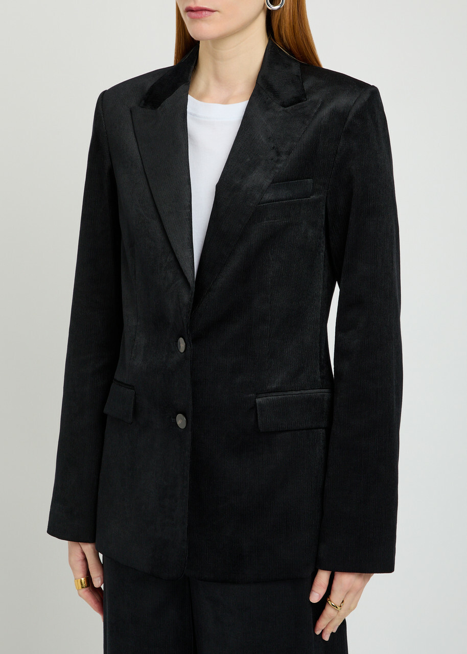 Vince Velvet-corduroy Blazer Black