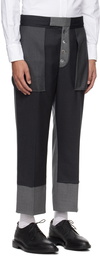 Thom Browne Gray Deconstructed Trousers