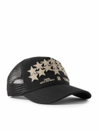 AMIRI - Appliquéd Logo-Embroidered Cotton-Canvas and Mesh Trucker Cap Cap
