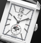 Baume & Mercier - Hampton Automatic Moon-Phase 31mm Stainless Steel and Alligator Watch, Ref. No. M0A10523 - White