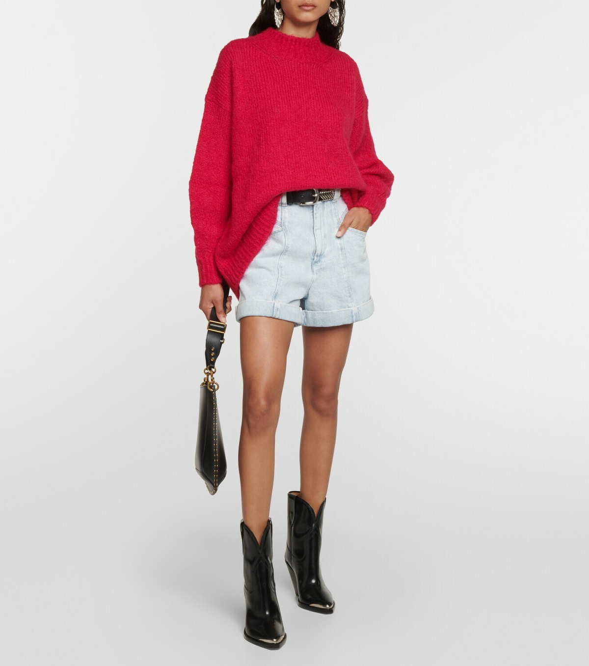 Isabel Marant Idol mohair-blend mockneck sweater Isabel Marant