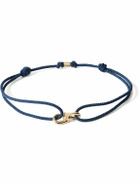 Luis Morais - Small Twisted Gold and Cord bracelet