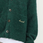 Bound Men's Parker Alpaca Cardigan in Bottle Green
