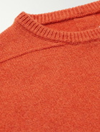 Rick Owens - Recycled Cashmere and Wool-Blend Sweater - Orange