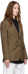 Arch The Brown Single-Breasted Blazer