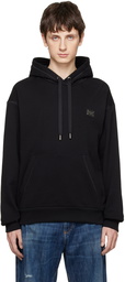 Dolce & Gabbana Black Plaque Hoodie